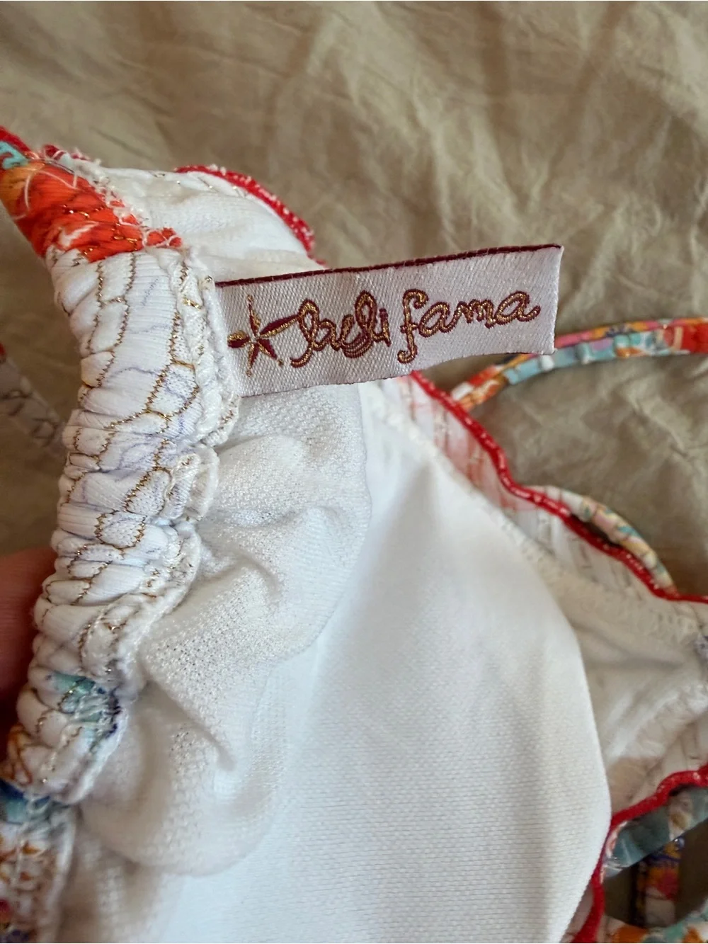 Luli Fama Floral Multicolor Triangle Bikini - Picture 12 of 12